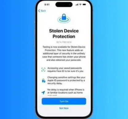 广丰苹果授权维修店分享被盗设备保护功能开启方法