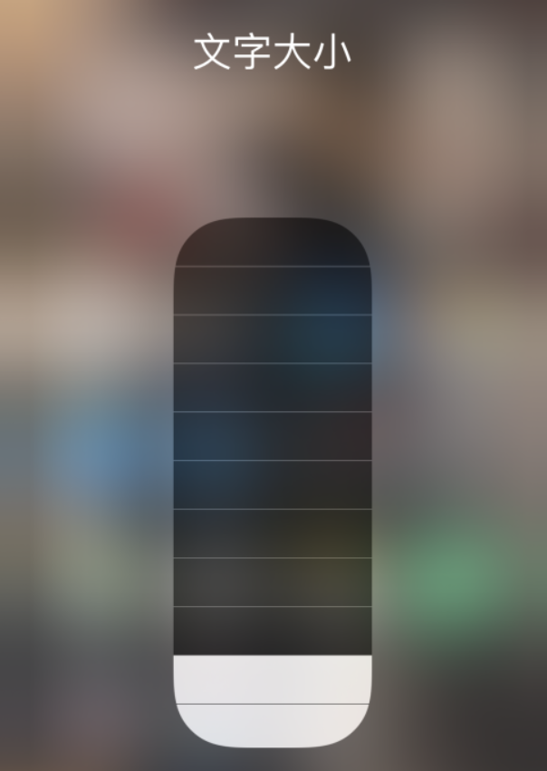 广丰苹果手机维修分享小技巧：在 iPhone 控制中心快速调节字体大小 